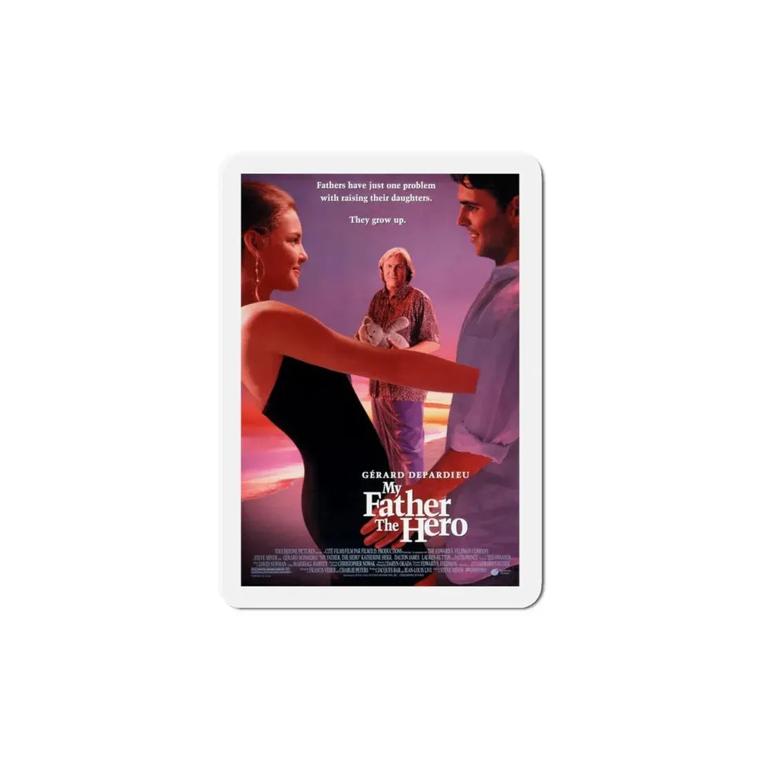 My Father The Hero 1994 Movie Poster Refrigerator Magnet - The Sticker Space