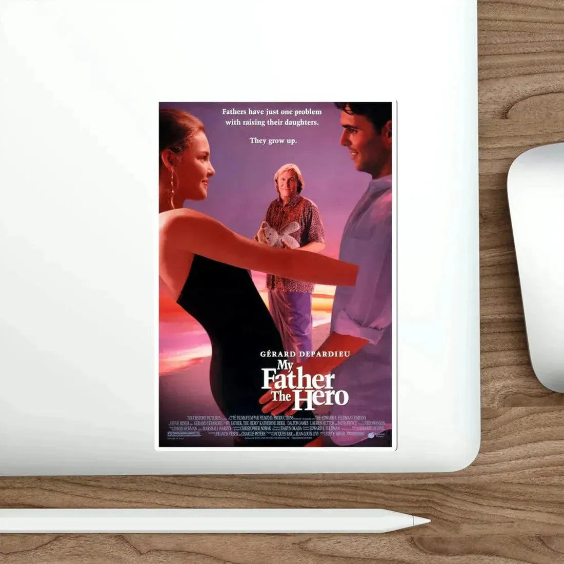 My Father The Hero 1994 Movie Poster STICKER Vinyl Die-Cut Decal - The Sticker Space