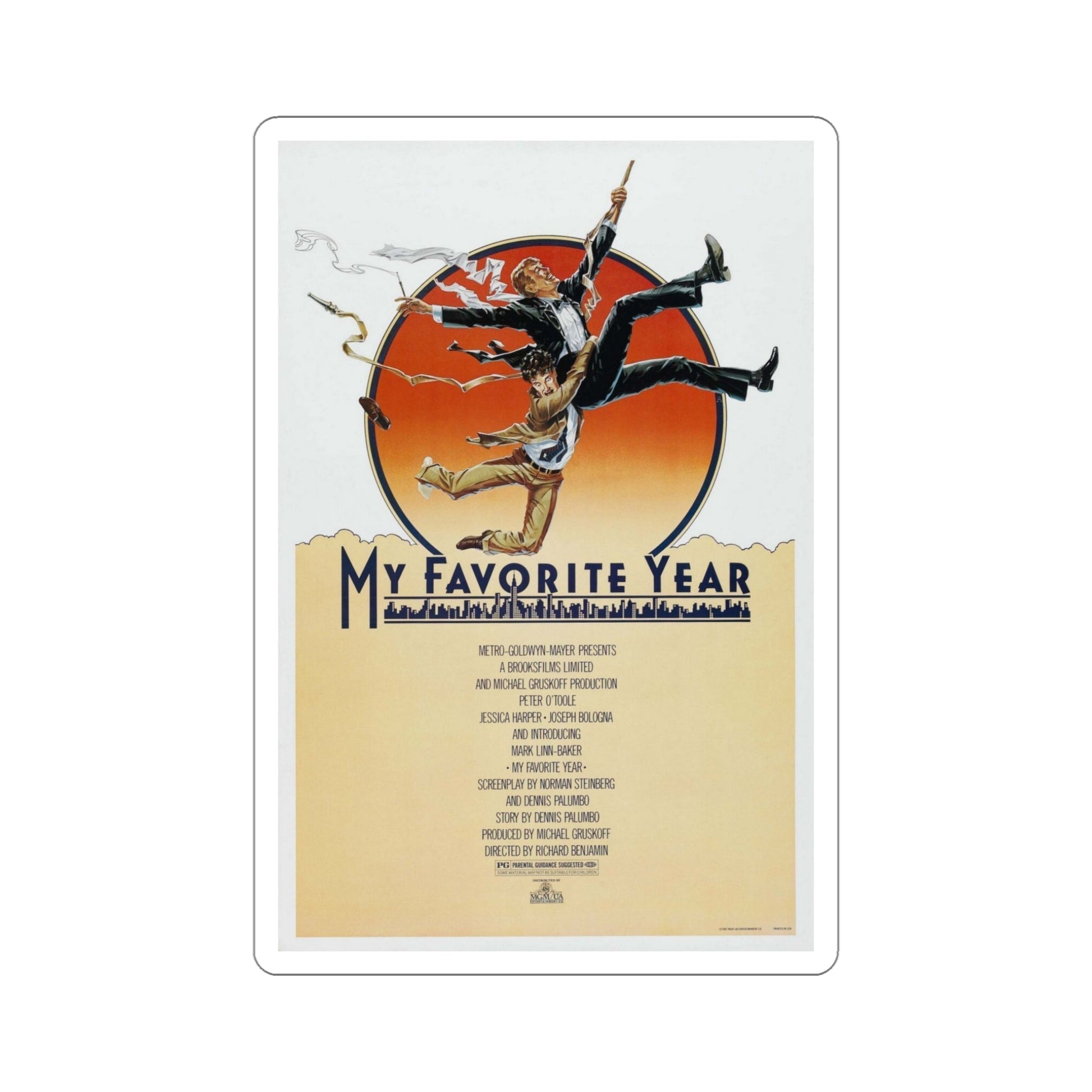 My Favorite Year 1982 Movie Poster STICKER Vinyl Die-Cut Decal-5 Inch-The Sticker Space