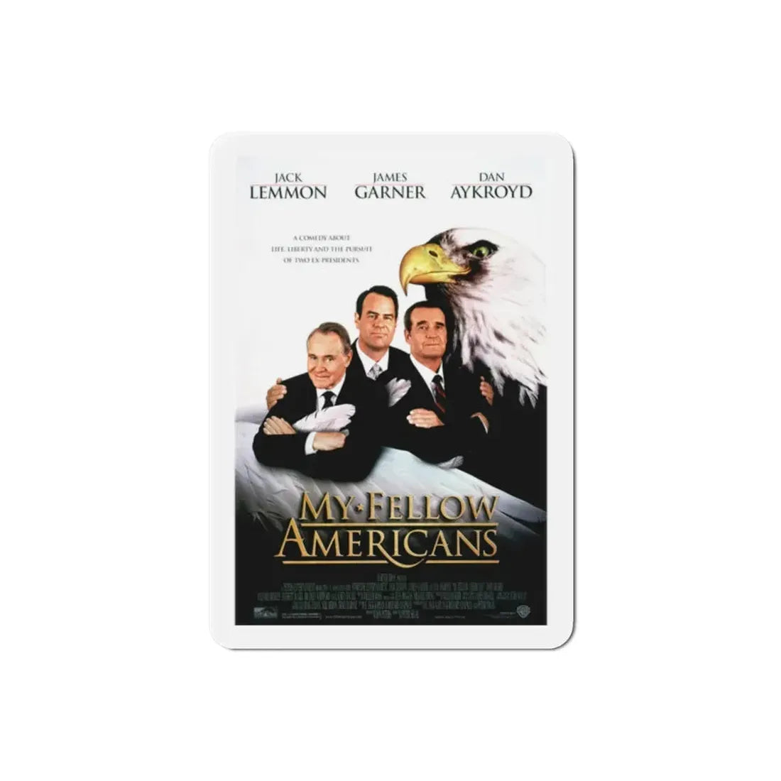 My Fellow Americans 1996 Movie Poster Refrigerator Magnet 2 Inch - The Sticker Space