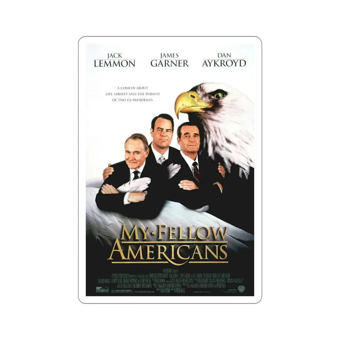 My Fellow Americans 1996 Movie Poster STICKER Vinyl Die-Cut Decal 5 Inch - The Sticker Space