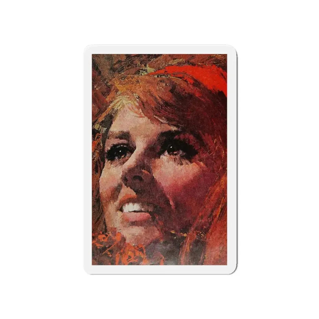 My First Love, Ladies' Home Journal, June 1965 (Magazine Illustration) Refrigerator Magnet 4 Inch - The Sticker Space