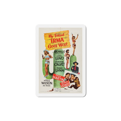 My Friend Irma Goes West 1950 Movie Poster Die-Cut Magnet-6 Inch-The Sticker Space