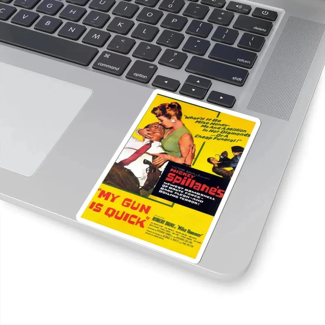 My Gun Is Quick 1957 Movie Poster - STICKER Vinyl Kiss-Cut Decal - The Sticker Space