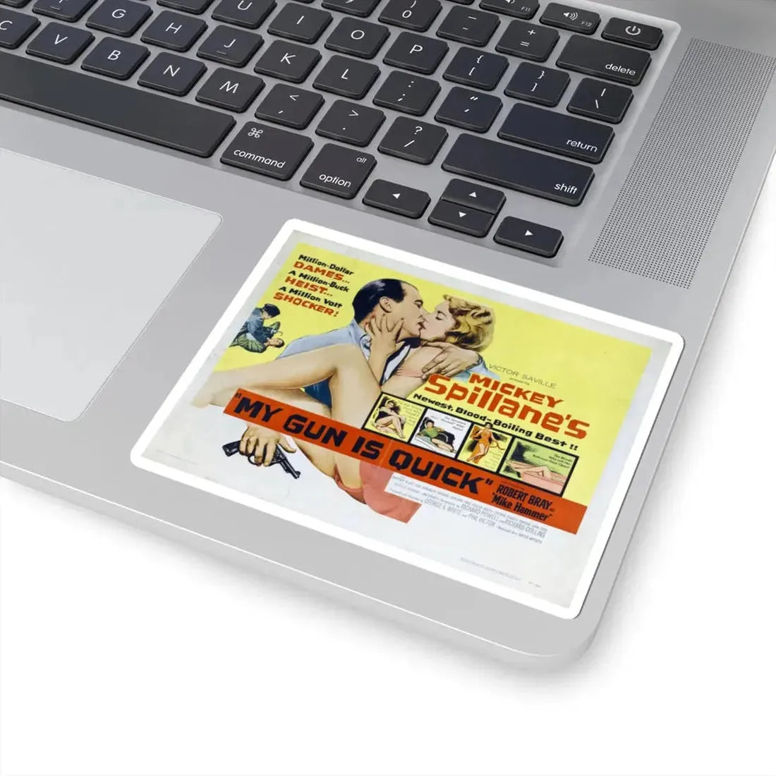 My Gun Is Quick 1957 v2 Movie Poster - STICKER Vinyl Kiss-Cut Decal - The Sticker Space