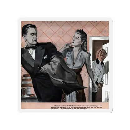 My Man, Sing (2), Redbook, March 1943 (Magazine Illustration) Refrigerator Magnet - The Sticker Space