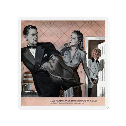 My Man, Sing (2), Redbook, March 1943 (Magazine Illustration) Refrigerator Magnet - The Sticker Space