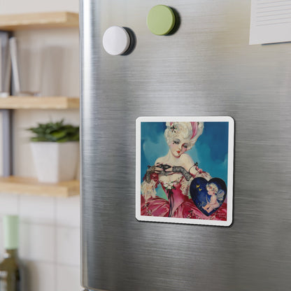 My Marie Antoinette Valentine, The American Weekly magazine cover, July 23, 1933 (Magazine Illustration) Refrigerator Magnet-The Sticker Space