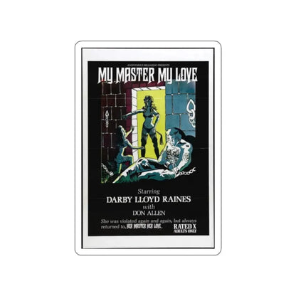 MY MASTER MY LOVE 1975 Movie Poster STICKER Vinyl Die-Cut Decal 2 Inch - The Sticker Space