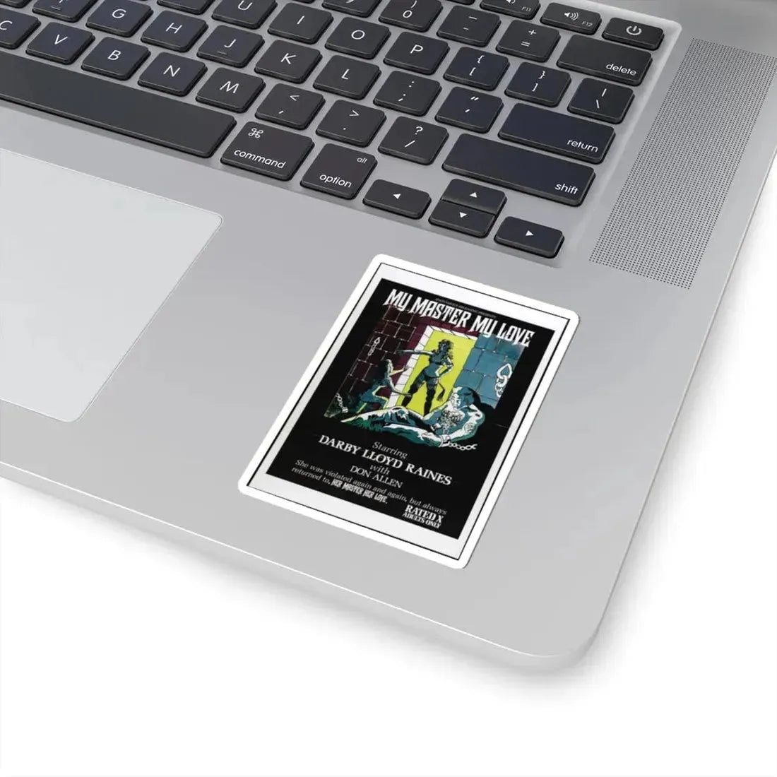 MY MASTER MY LOVE 1975 Movie Poster - STICKER Vinyl Kiss-Cut Decal - The Sticker Space