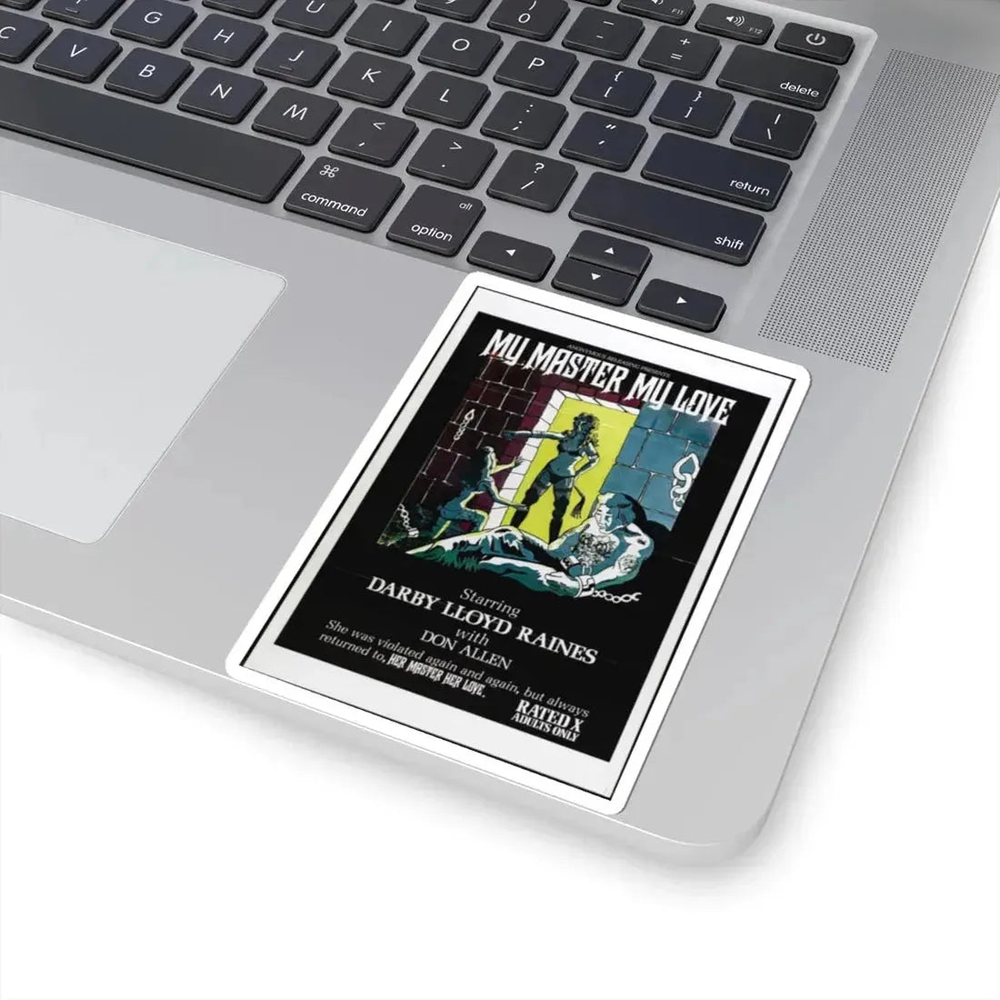 MY MASTER MY LOVE 1975 Movie Poster - STICKER Vinyl Kiss-Cut Decal - The Sticker Space