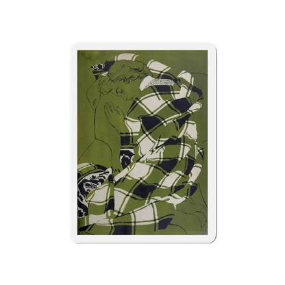 My Name Is Claus, Woman's Day, December 1954 (Magazine Illustration) Refrigerator Magnet - The Sticker Space