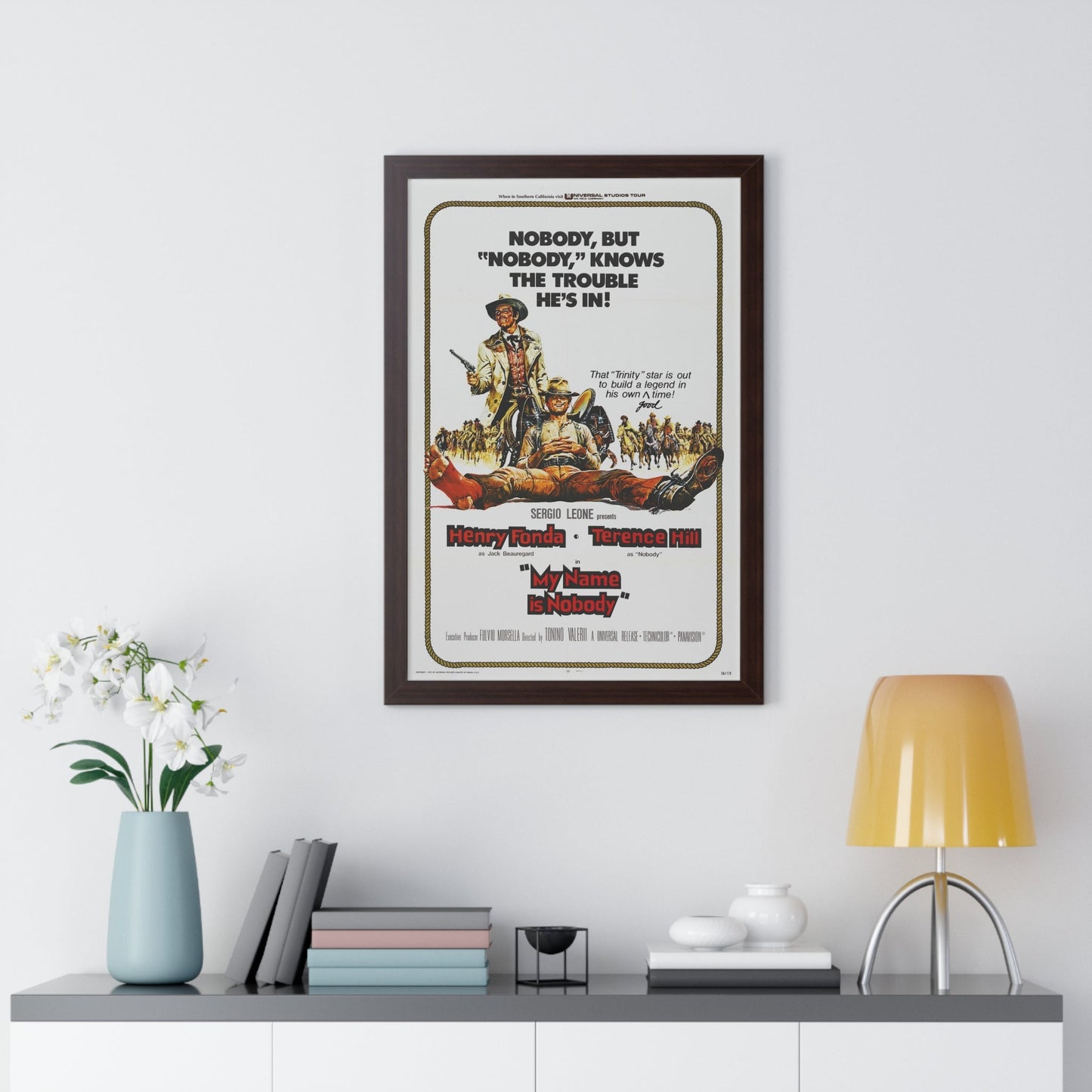 MY NAME IS NOBODY 1973 - Framed Movie Poster-The Sticker Space