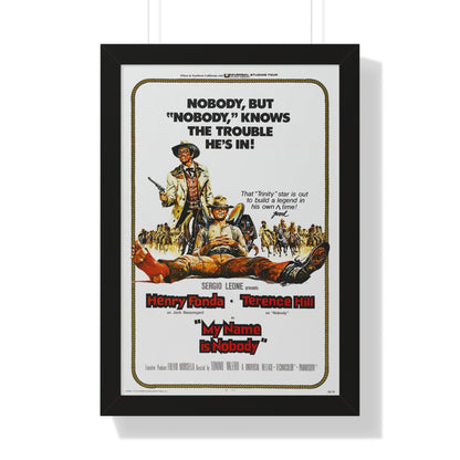 MY NAME IS NOBODY 1973 - Framed Movie Poster-16″ x 24″-The Sticker Space