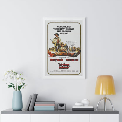 MY NAME IS NOBODY 1973 - Framed Movie Poster-The Sticker Space