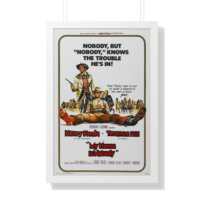 MY NAME IS NOBODY 1973 - Framed Movie Poster-20" x 30"-The Sticker Space