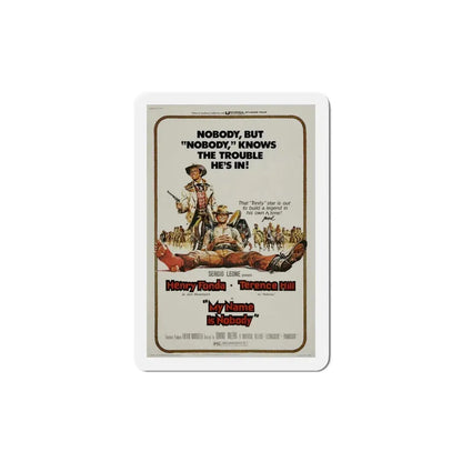 My Name Is Nobody 1973 Movie Poster Refrigerator Magnet 4 Inch - The Sticker Space
