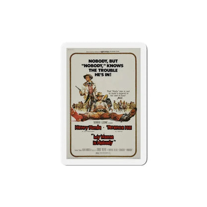 My Name Is Nobody 1973 Movie Poster Refrigerator Magnet 5 Inch - The Sticker Space