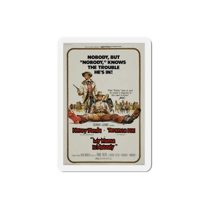 My Name Is Nobody 1973 Movie Poster Refrigerator Magnet - The Sticker Space