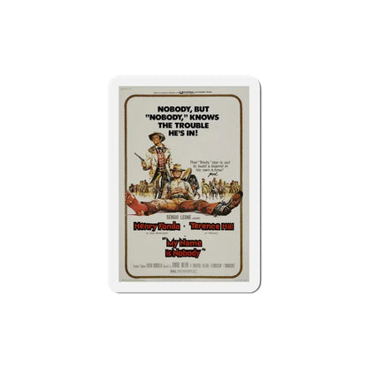 My Name Is Nobody 1973 Movie Poster Refrigerator Magnet - The Sticker Space