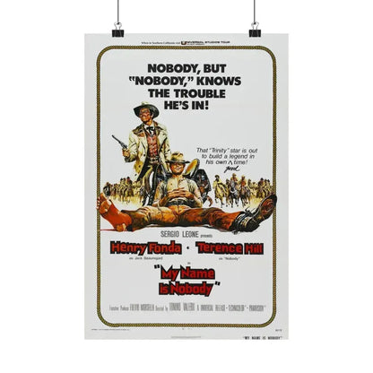 MY NAME IS NOBODY 1973 - Paper Movie Poster 12″ x 18″ Matte - The Sticker Space