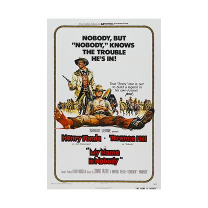 MY NAME IS NOBODY 1973 - Paper Movie Poster-The Sticker Space