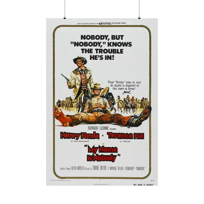 MY NAME IS NOBODY 1973 - Paper Movie Poster 36" x 54" Matte - The Sticker Space