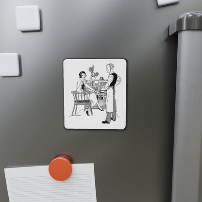 My Post War Policy, Women's Magazine, 1925 (Magazine Illustration) Refrigerator Magnet-The Sticker Space