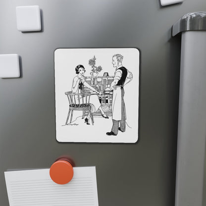 My Post War Policy, Women's Magazine, 1925 (Magazine Illustration) Refrigerator Magnet-The Sticker Space