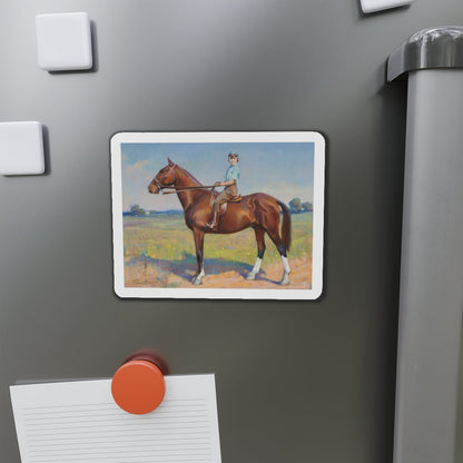 My Pride and Joy, 1931 (Magazine Illustration) Refrigerator Magnet-The Sticker Space