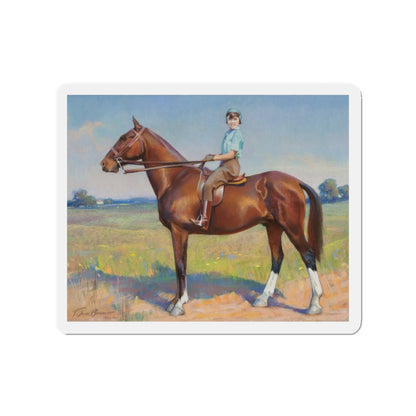 My Pride and Joy, 1931 (Magazine Illustration) Refrigerator Magnet-2" x 2"-The Sticker Space