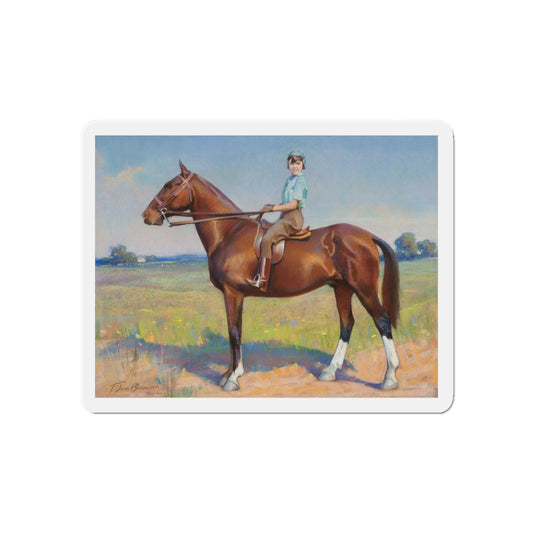 My Pride and Joy, 1931 (Magazine Illustration) Refrigerator Magnet-6 × 6"-The Sticker Space