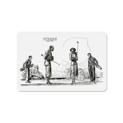 My Quest of Youth (1), Redbook, December 1932 (Magazine Illustration) Refrigerator Magnet 2 Inch - The Sticker Space