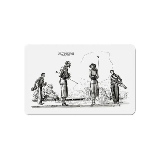 My Quest of Youth (1), Redbook, December 1932 (Magazine Illustration) Refrigerator Magnet 6 Inch - The Sticker Space