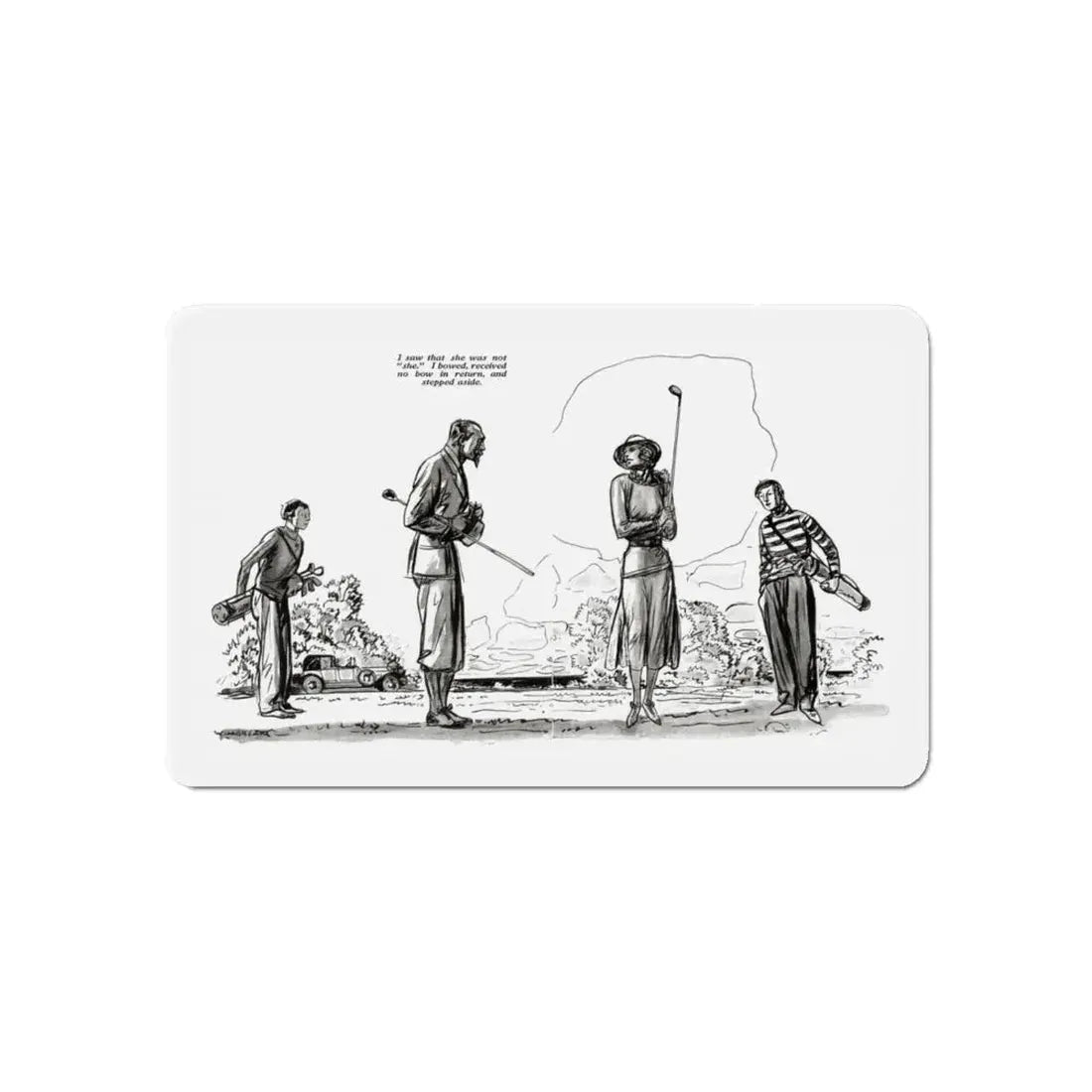 My Quest of Youth (1), Redbook, December 1932 (Magazine Illustration) Refrigerator Magnet - The Sticker Space