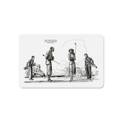 My Quest of Youth (1), Redbook, December 1932 (Magazine Illustration) Refrigerator Magnet - The Sticker Space