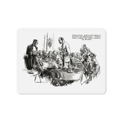 My Quest of Youth (3), Redbook, December 1932 (Magazine Illustration) Refrigerator Magnet - The Sticker Space