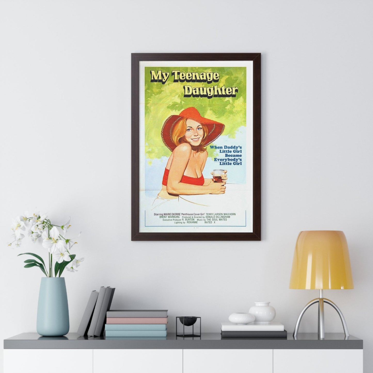 MY TEENAGE DAUGHTER 1956 - Framed Movie Poster-The Sticker Space