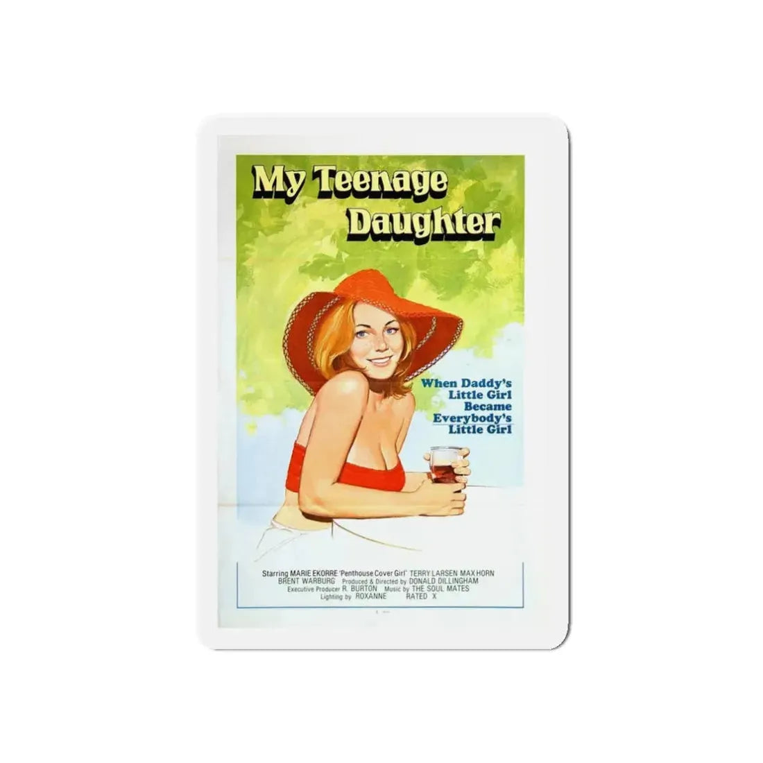 MY TEENAGE DAUGHTER 1956 Movie Poster - Refrigerator Magnet - The Sticker Space