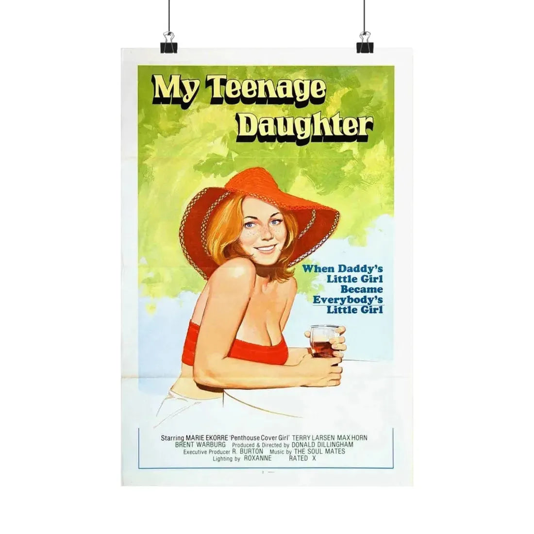 MY TEENAGE DAUGHTER 1956 - Paper Movie Poster - The Sticker Space