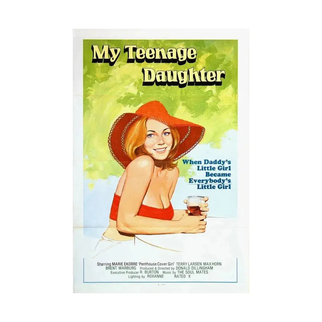MY TEENAGE DAUGHTER 1956 - Paper Movie Poster - The Sticker Space