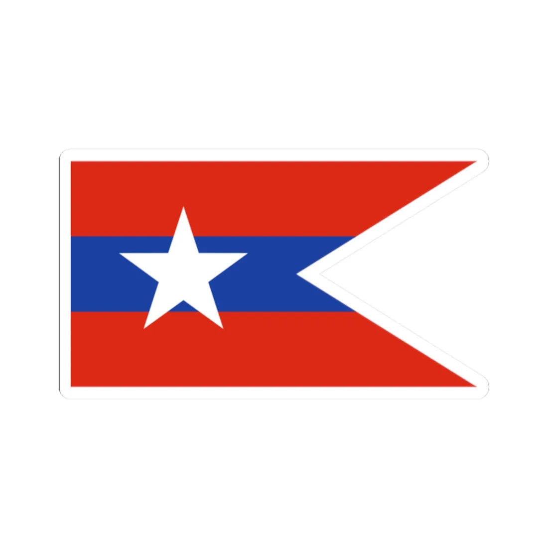 Myanmar Army Guidon (Myanmar) STICKER Vinyl Kiss-Cut Decal 2 Inch White - The Sticker Space