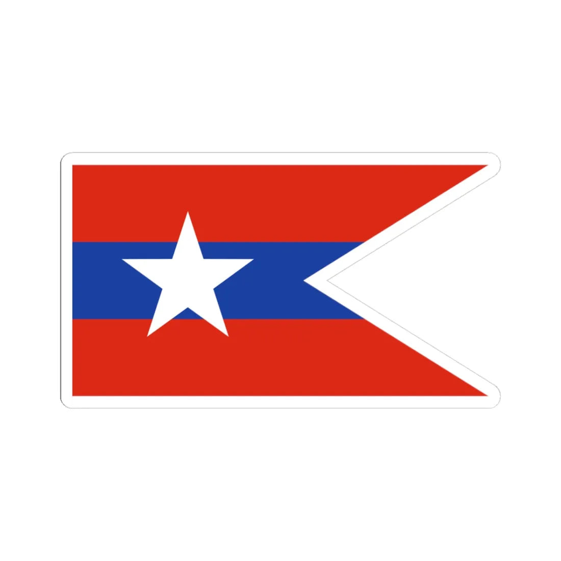 Myanmar Army Guidon (Myanmar) STICKER Vinyl Kiss-Cut Decal 3 Inch White - The Sticker Space
