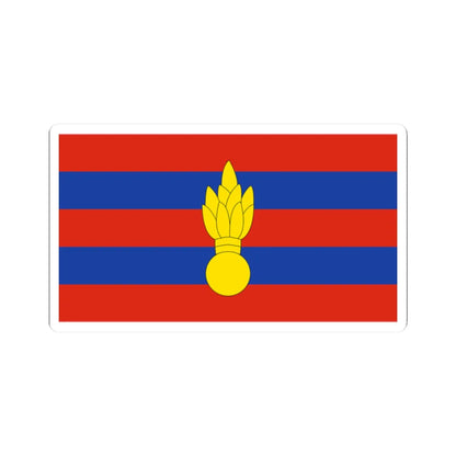 Myanmar Military Engineers Flag (Myanmar) STICKER Vinyl Kiss-Cut Decal 2 Inch White - The Sticker Space