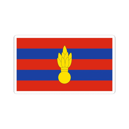 Myanmar Military Engineers Flag (Myanmar) STICKER Vinyl Kiss-Cut Decal 6 Inch White - The Sticker Space