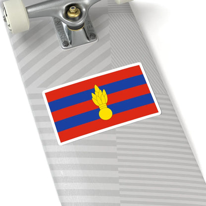 Myanmar Military Engineers Flag (Myanmar) STICKER Vinyl Kiss-Cut Decal - The Sticker Space
