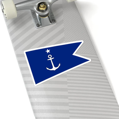 Myanmar Navy Commodore Flag (Myanmar) STICKER Vinyl Kiss-Cut Decal - The Sticker Space