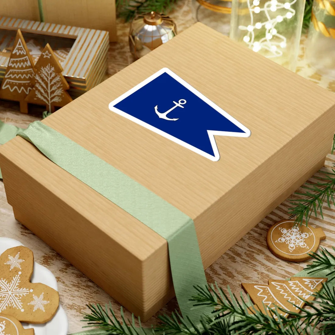 Myanmar Navy Fleet Commander Flag (Myanmar) STICKER Vinyl Kiss-Cut Decal - The Sticker Space