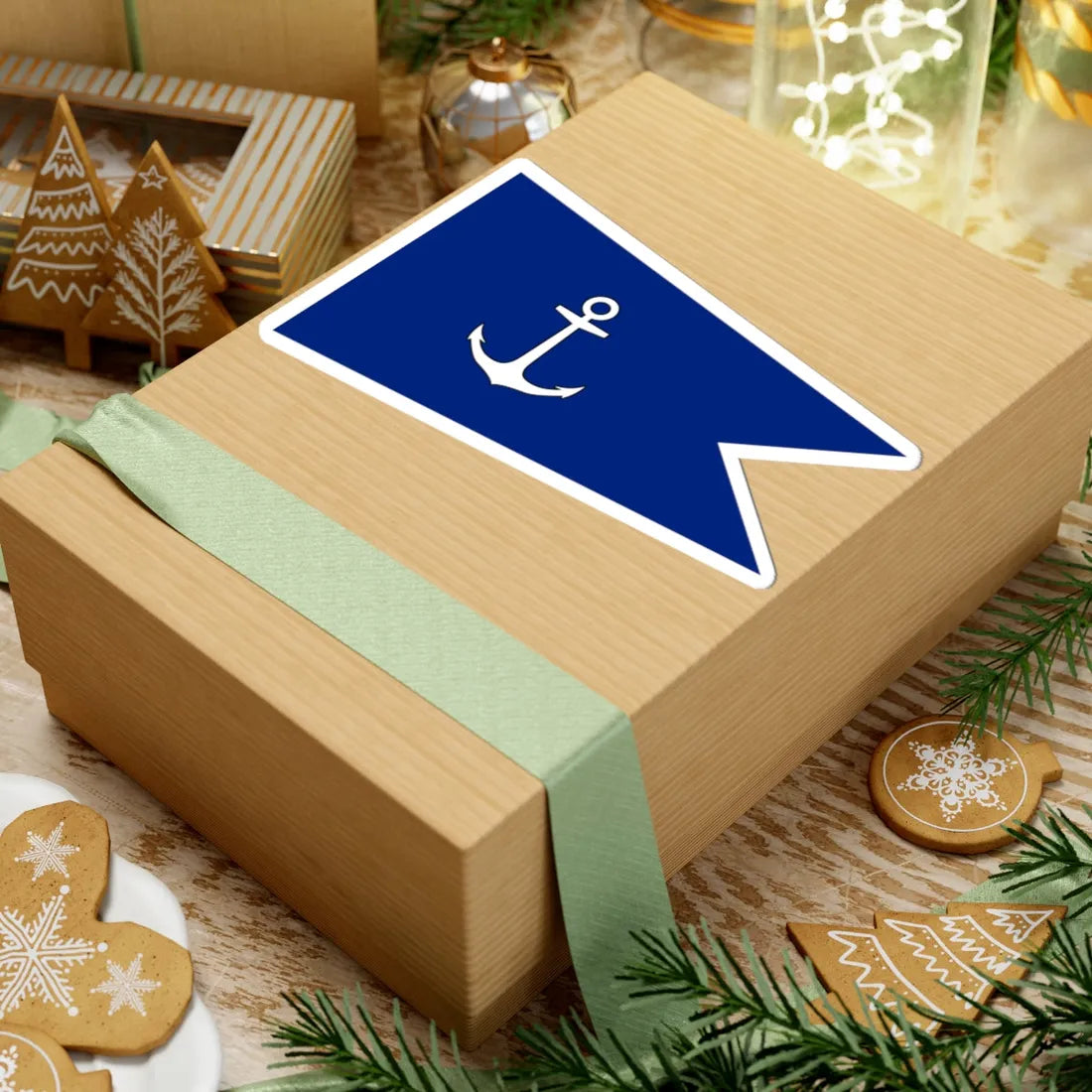 Myanmar Navy Fleet Commander Flag (Myanmar) STICKER Vinyl Kiss-Cut Decal - The Sticker Space