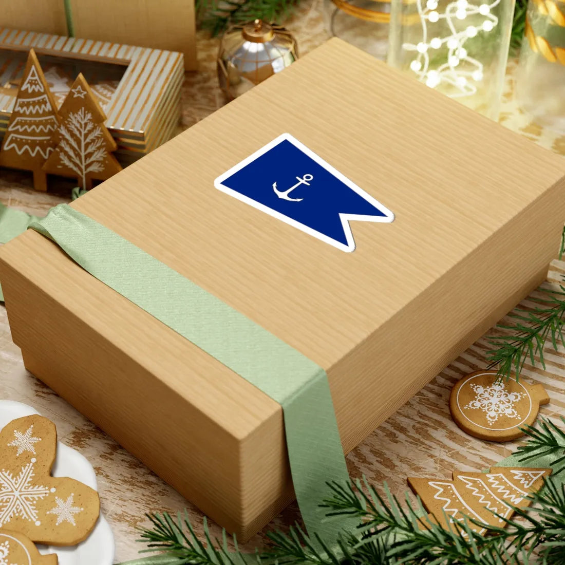 Myanmar Navy Fleet Commander Flag (Myanmar) STICKER Vinyl Kiss-Cut Decal - The Sticker Space